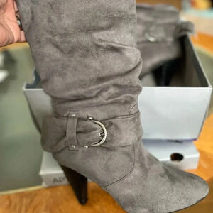 Suede ankle boots
